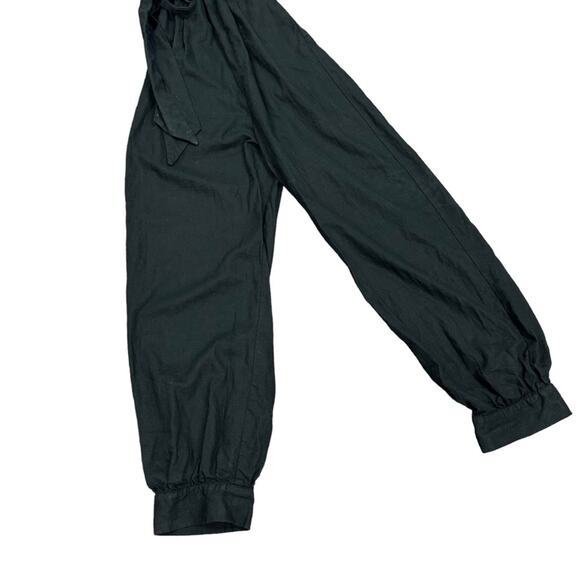 Farm Rio Black Lace Ruffle Long Sleeve V-Neck Jumpsuit Size XS - Picture 5 of 11